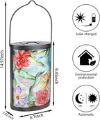 Solar Hummingbird Lanterns, Porch Hanging LED Decor