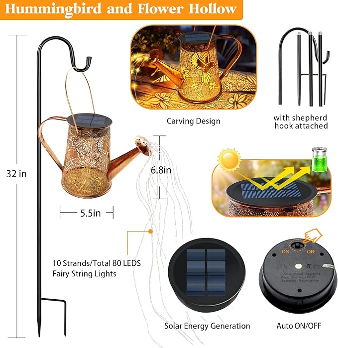 Solar Path Lights, Outdoor Driveway LED
