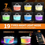 8ft LED Patio String Lights, Waterproof Outdoor