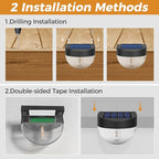 8-Pack Solar Dock Lights, Outdoor LED