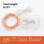 Christmas Yard String Lights, 7ft 120 LED Waterproof