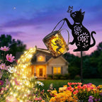 Cat Solar Lawn Figurine Light, Waterproof
