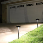 Warm White Solar Path Lights, Outdoor Driveway LED