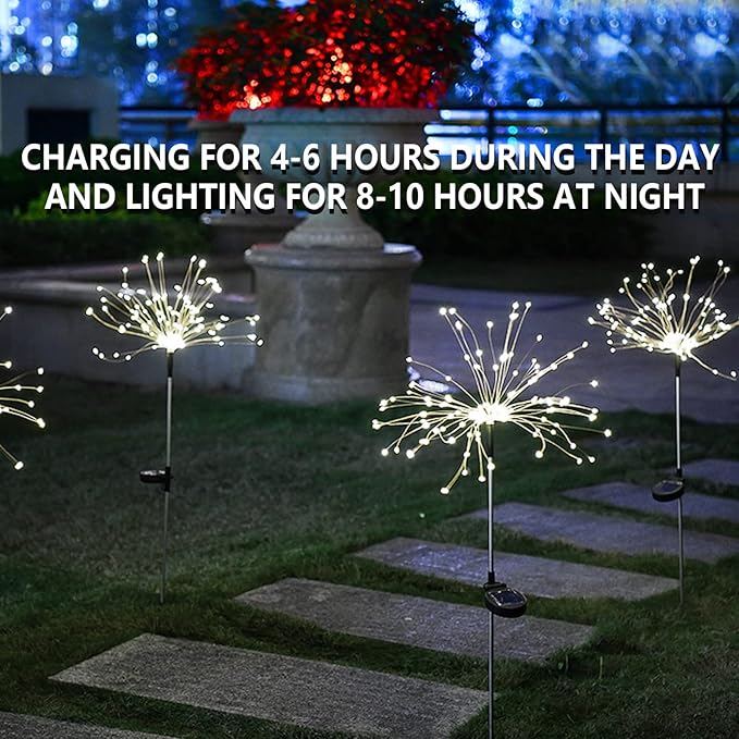 Cool White Solar Pathway Lights, Garden LED