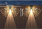 2-Pack Warm White Solar Patio Lights, Outdoor LED