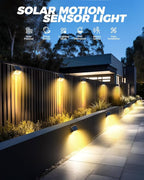 12-Pack Cold White Solar Patio Lights, Outdoor LED