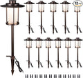 12-Pack Solar Landscape Lights for Yard