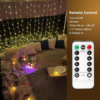 Outdoor String Lights, 10ft Waterproof LED