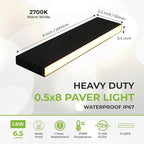 Warm White Solar Path Lights, Outdoor Yard LED
