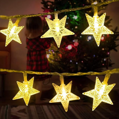 33ft Warm White Outdoor Edison String Lights, Weatherproof