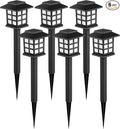 Solar Walkway Path Lights 6-Pack, Waterproof
