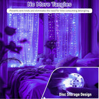 Outdoor String Lights, 8ft Waterproof LED