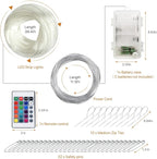 Remote Control Rope Lights, 4ft Color-Changing LED