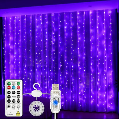 Outdoor String Lights, 8ft Waterproof LED