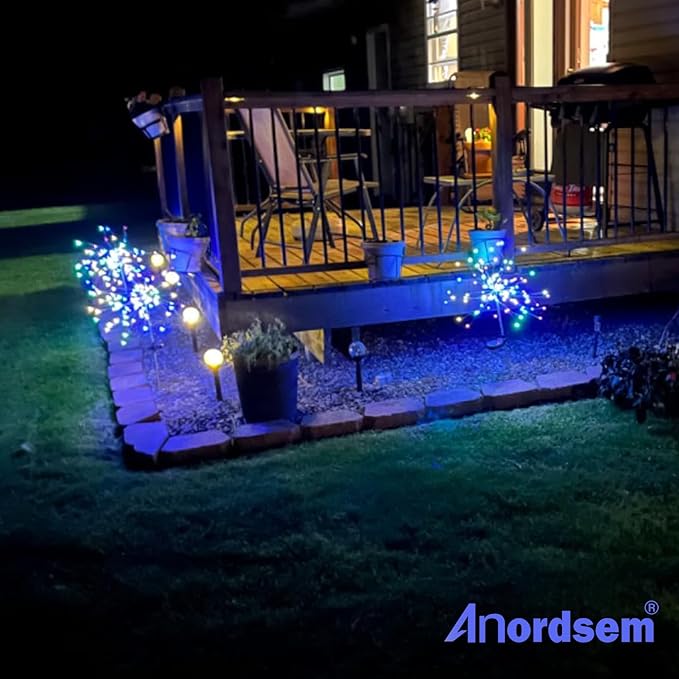 Solar Garden Path Lights 6-Pack, Waterproof