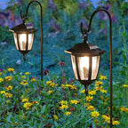 4-Pack Warm White Solar Path Lights, Outdoor Yard LED