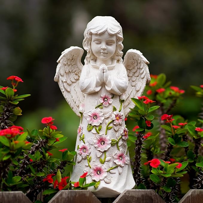 Solar Garden Statue Light, Yard Decor