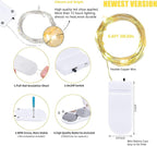 15-Pack Christmas String Lights, 6ft 20 LED Waterproof Twinkle Lights