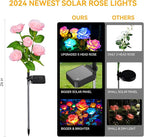 Flower Solar Lawn Figurine Light, Waterproof
