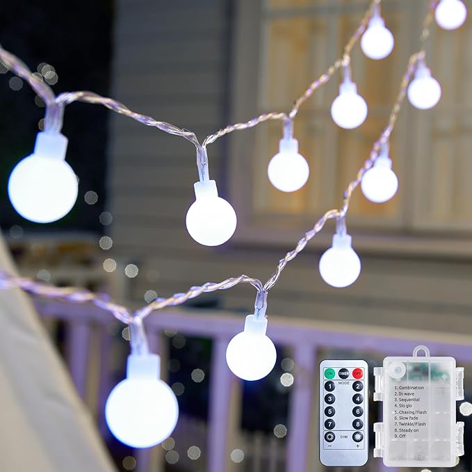 Christmas Fairy Lights, 60 LED Battery Twinkle Lights