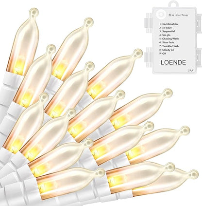 Christmas Fairy Lights, 18ft 50 LED Battery Twinkle Lights