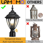 Lamp Post Light for Outdoor Posts, Waterproof