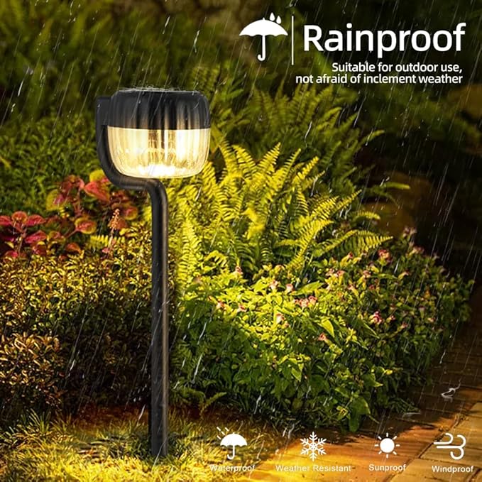 Solar Yard Spotlights 2-Pack, LED
