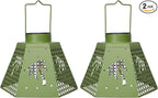 Solar Hanging Lanterns 2-Pack, Outdoor Hanging LED Decor