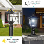 Solar Post Cap Lights, Waterproof LED