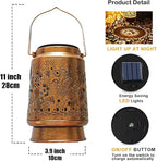 Hummingbird Solar Hanging Lanterns, Decorative Outdoor Decor