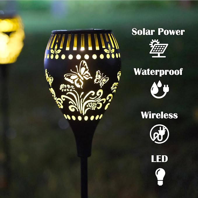 2-Pack Solar Landscape Lights for Yard