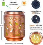 Cat Solar Hanging Lanterns, Metal Outdoor Decor