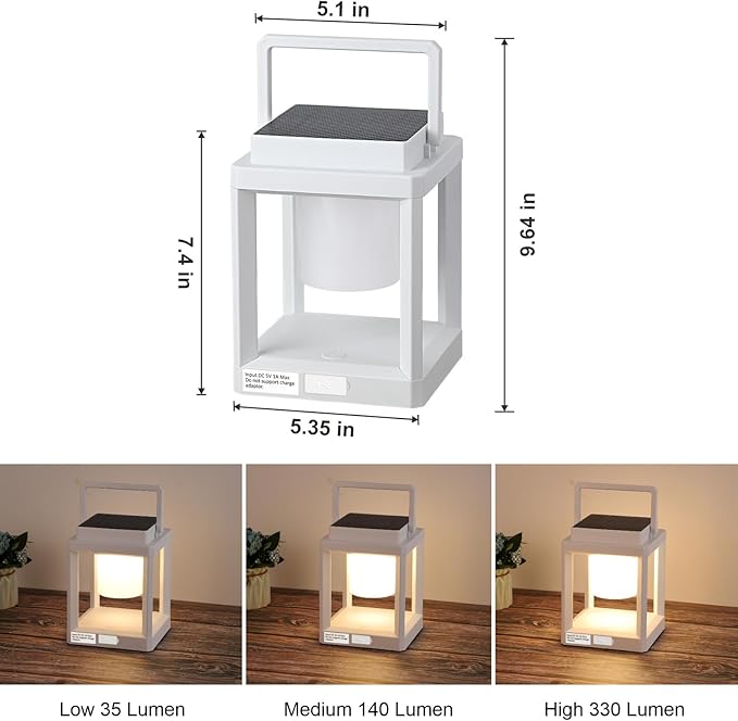Solar Garden Lanterns, Patio Hanging LED Decor