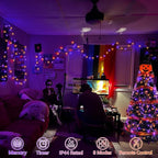 Christmas Fairy Lights 2-Pack, 33ft 100 LED Battery Twinkle Lights