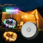Yard String Lights, 8ft Weatherproof LED