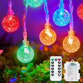 Outdoor String Lights, 33ft Multicolor Waterproof LED