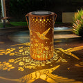Classic Hummingbird Solar Lanterns for Backyard, Waterproof LED