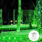 Christmas Porch String Lights 2-Pack, 66ft 200 LED Waterproof