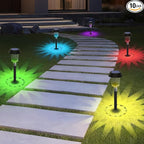 10-Pack IP68 Solar Landscape Lights for Yard