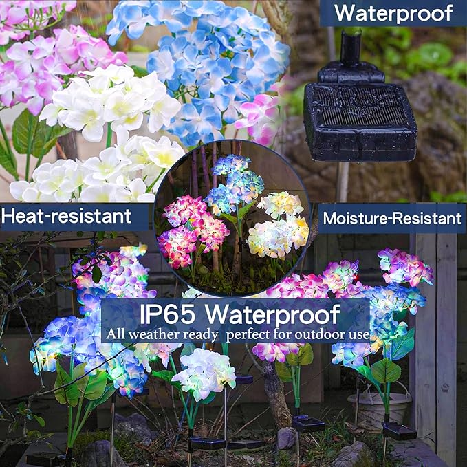 Solar Pathway Lights 3-Pack, Yard LED