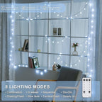 Christmas String Lights, 100ft 200 LED Waterproof Twinkle Lights