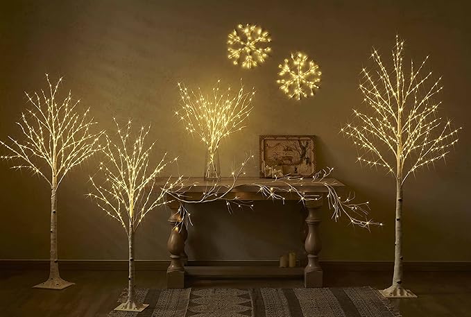 Christmas Patio String Lights, 6ft Waterproof