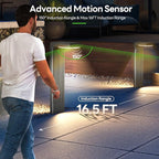Solar Driveway Path Lights 4-Pack, IP65 Waterproof