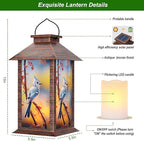 Bird Solar Hanging Lanterns, Decorative Garden Decor