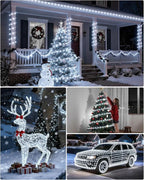 C9 Christmas Pathway Lights, 66ft 200 LED