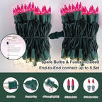 Christmas Twinkle Lights, 20ft Waterproof for Patio