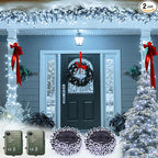 2-Pack Christmas String Lights, 33ft 100 LED Waterproof Twinkle Lights