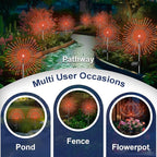 2-Pack Solar Landscape Lights for Driveway