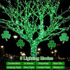 Christmas Yard String Lights 2-Pack, 33ft 100 LED Waterproof