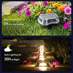 Solar Fence Lights 12-Pack, Waterproof LED